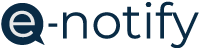 e-notify button
